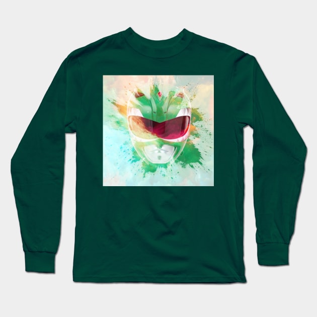 GREEN RANGER IS THE GOAT MMPR Long Sleeve T-Shirt by TSOL Games